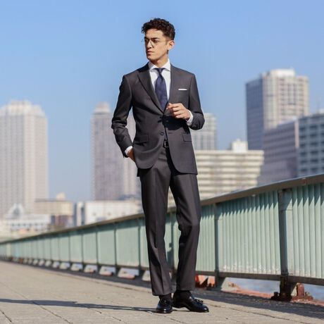 [^ԁFJ1H30002R_]Super120'sI[XgAmBIWiTOP߂̐V{fBAcCgDŐD7F~bNX̃O[łB7F̃~bNXoƈ܎ňԔagDʍscCfނłBǂ猩Ă荞݂ȂO[͐F̐[݂ƌ̗ǂoXǂdオĂ܂B2tETChxcEtbvEEgm[^bNfi\摜j:H186 B89 W76 H97@pTCYF48