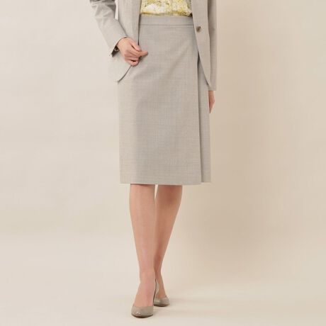 トリディメンションウール スカート （セットアップ）【ウォッシャブル  