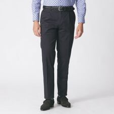 コットンチノワンプリーツテーパードパンツ/カジュアルパンツ