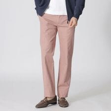 ガーメントウォッシュコットンストレッチスリムパンツ/チノパンツ(カジュアルパンツ)