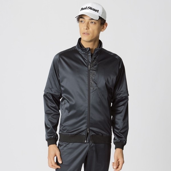 GOLF】ストレッチサテンスタンドジップブルゾン | ポール