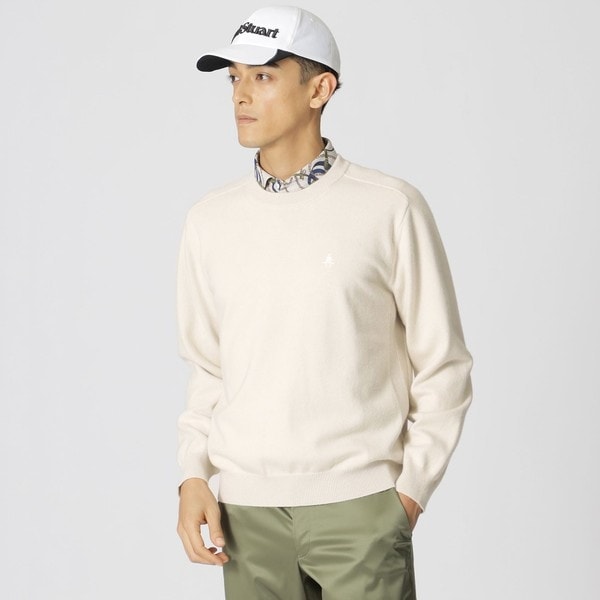 【GOLF】ストレッチカシミヤクルーネックセーター