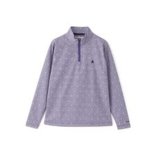 【GOLF Women's】ジオメトリック柄プリントポロシャツ