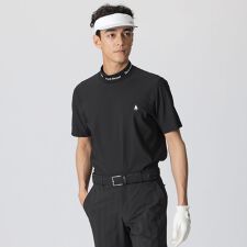 【吸水速乾/UVカット】半袖モックネックＴシャツ（GOLF）