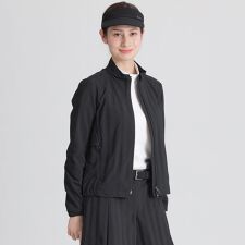 【GOLF】シャドウストライプ　フルジップブルゾン