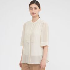 【ウォッシャブル】シフォンジョーゼット　ブラウス
