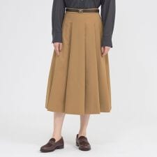 【ウォッシャブル/防しわ性】エアリーツイル　スカート