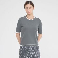 【ウォッシャブル】アセテートストレッチ　プルオーバー