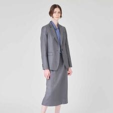 【eclat掲載】ウールストライプ　ジャケット