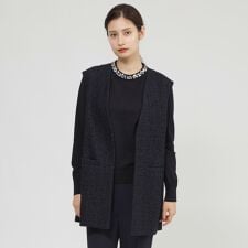 ラメツイード　ジレ