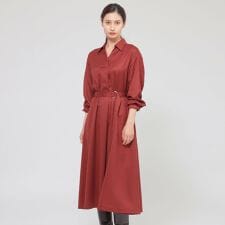 【ウォッシャブル】ブロックチェック　ワンピース