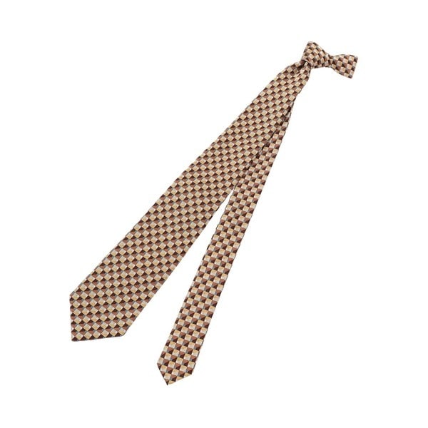 ネクタイ/グラデーションジオメトリック柄