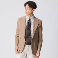 【数量限定】「COLLECTION LINE」ウールトリコチンシングル2ボタンブレザー