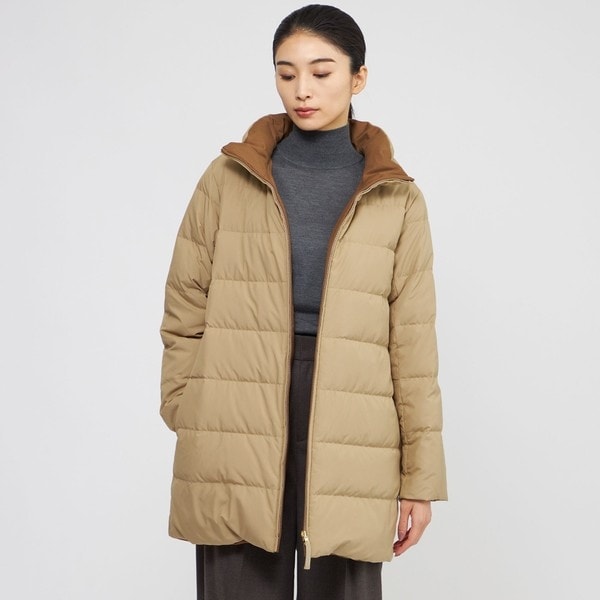 Paul Stuart ムートンダウンコート PAUL STUART PARIS シアリングコート ムートンレザー シープ