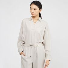 【eclat掲載】【防しわ性】ウォッシャブルストレッチ　ブラウス