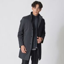 ポール・スチュアート(Paul Stuart)の【Nikkei magazine掲載】【はっ水/透湿性/防風】【HOUSTON】スタンドカラーコート