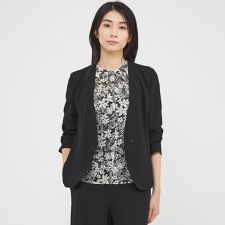 【ウォッシャブル】ライトジョーゼット　ジャケット