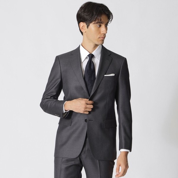 一部店舗限定】Zegna ELECTAネイビーシャドーストライプスリーピース