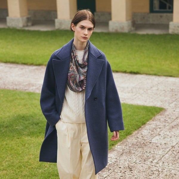 Sサイズ 〕 アルパカシャギー ノーカラージャコット | K.T キヨコ