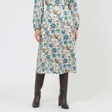 【ウォッシャブル】サラサフラワー　スカート