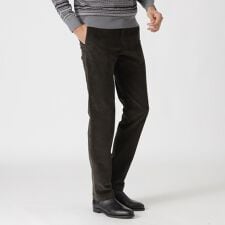 二重織コットンスエードパンツ