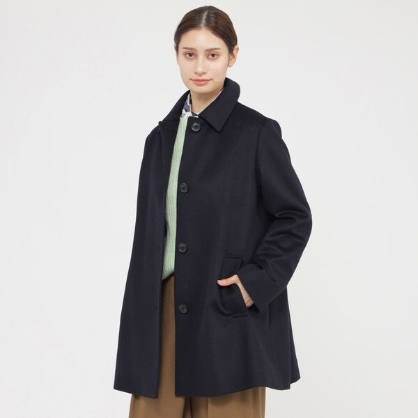 ウールカシミヤビーバー ステンカラーコート | ポール・スチュアート