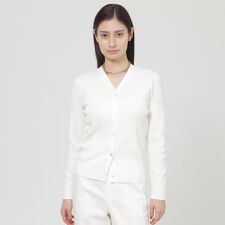 【ウォッシャブル】ヴィスコースストレッチ　カーディガン