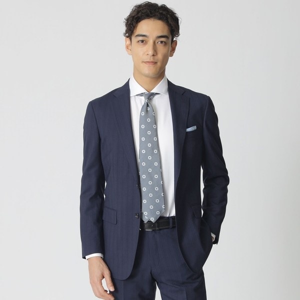 [�}���C]�yTRAVEL AIR�z�n�C�c�C�X�g�V���h�E�X�g���C�v�X�[�c/�|�[���E�X�`���A�[�g�iPaul Stuart�j �l�C�r�[