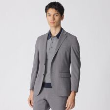 【STUART’S TRAVELER】ストレッチバーズアイ・ジャケット/セットアップ着用可能