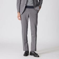 【STUART’S TRAVELER】ストレッチバーズアイトラウザーズ/セットアップ着用可能