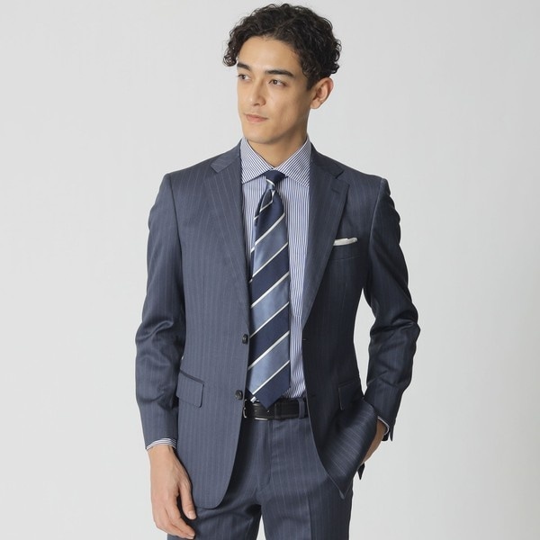 美品！Paul Stuart ネイビー スーツ Paul Stuart ポールスチュアート スーツセットアップ AB5 M〜L Paul