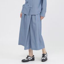 【ウォッシャブル/接触冷感】シャルマンダンガリー　パンツ