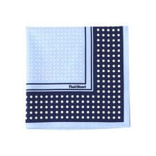 ドット柄プリントハンカチ