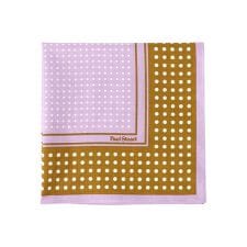 ドット柄プリントハンカチ