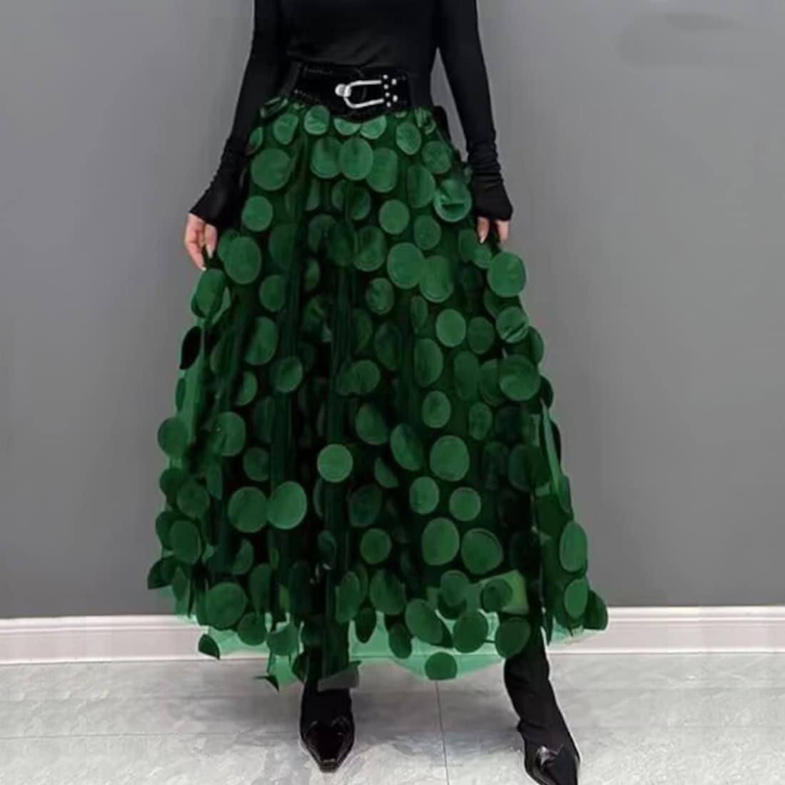 ドゥーブルメゾン　カフェテリアスカート DOUBLE MAISON カフェテリアスカート