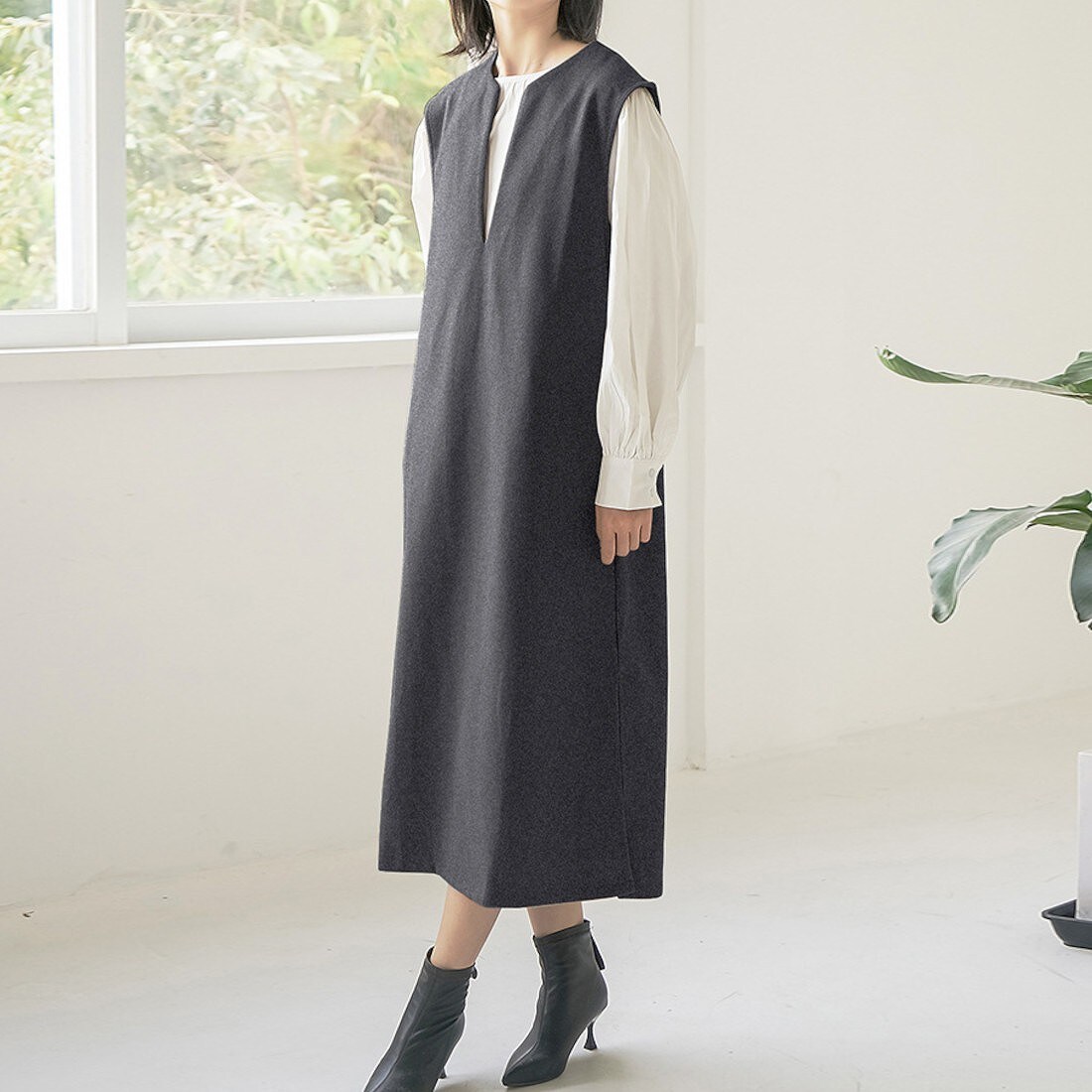 キーネックベストロング丈ワンピース | メゾンドラティール(maison de