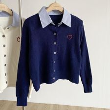 大人かわいい着映えニットカーディガン