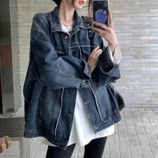 ルーズな着こなしにおすすめのオーバーサイズデニムジャケット