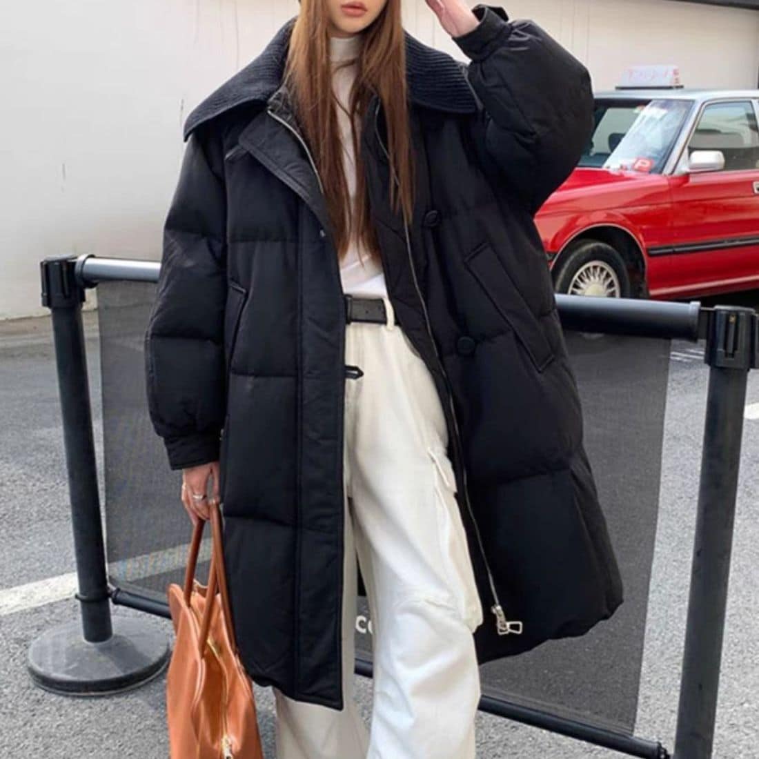 ◇【WEB限定】【TAION/タイオン】別注ミリタリーリバーシブルロング