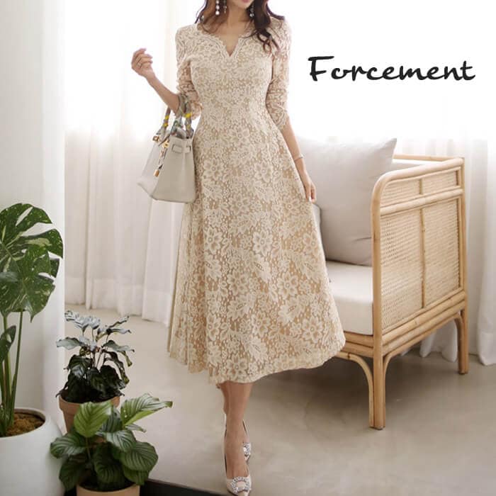 S～5L】【手洗い】2wayフロントボタンタックワンピース | ルイルエ