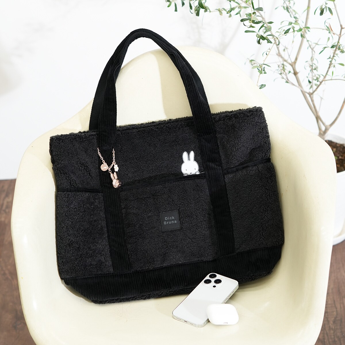 トートバック付きミッフィーセット Miffy トートバッグ 「miffy/ミッフィー」 折りたたみトート