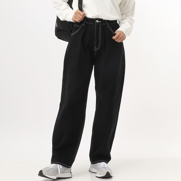 WIDE TAPERED PANTS | エックスガール(X-GIRL) | 105234031006 ...