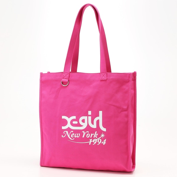 X-girl NEW YORK CANVAS TOTE BAG | エックスガール(X-GIRL 