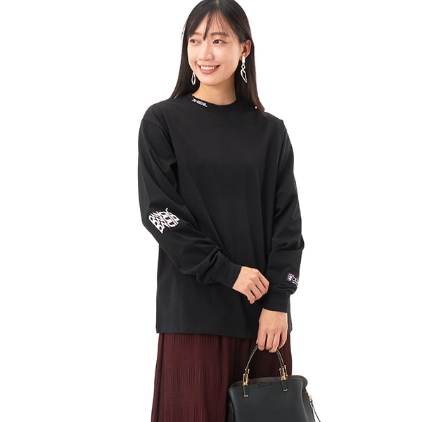 CURSIVE LOGO SHOULDER SLIT TOP | エックスガール(X-GIRL
