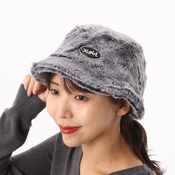 FAUX FUR BUCKET HAT | エックスガール(X-GIRL) | 105234051002