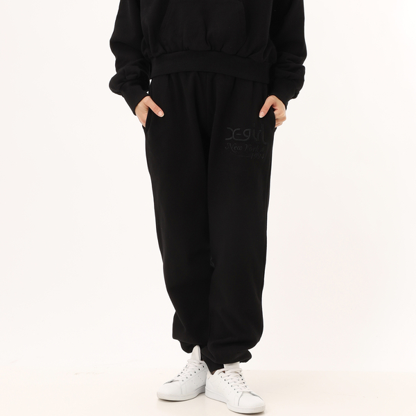 EMBROIDERED MILLS LOGO SWEAT PANTS | エックスガール(X-GIRL