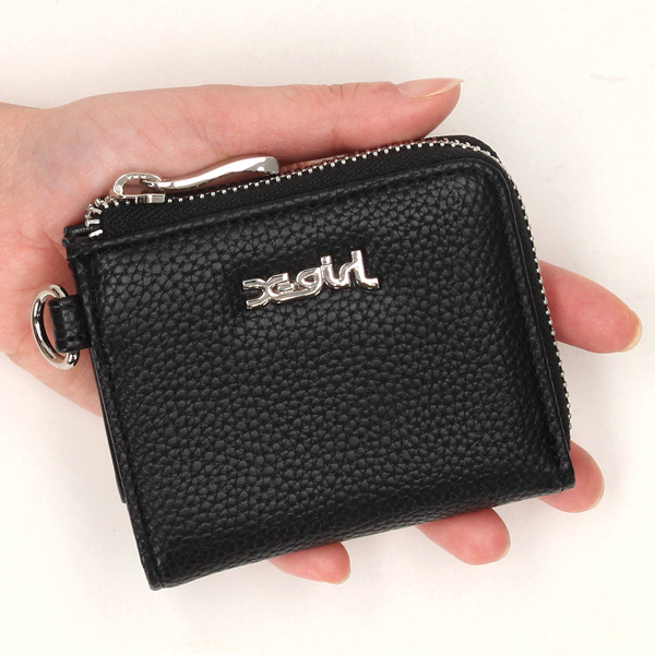 FAUX LEATHER ZIP MINI WALLET | エックスガール(X-GIRL