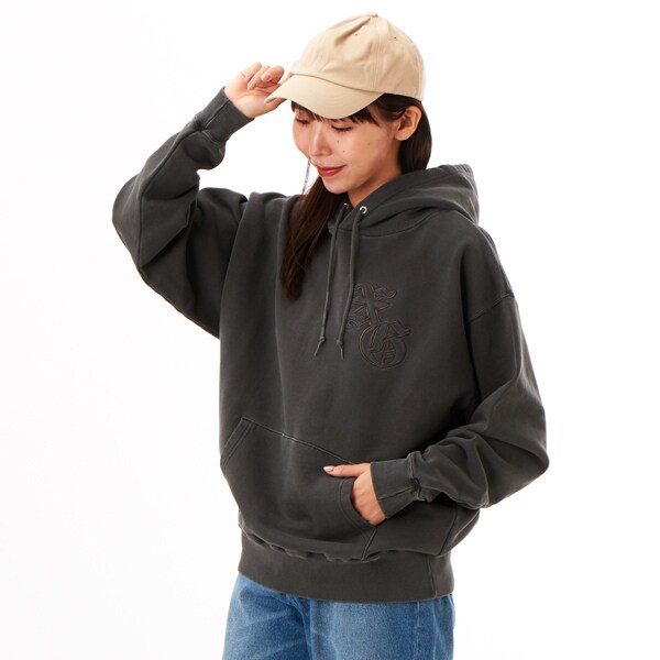 X-girl LOGO SWEAT HOODIE ブラック X-girl セール エックスガール I LOVE XG LOGO SWEAT HOODIE