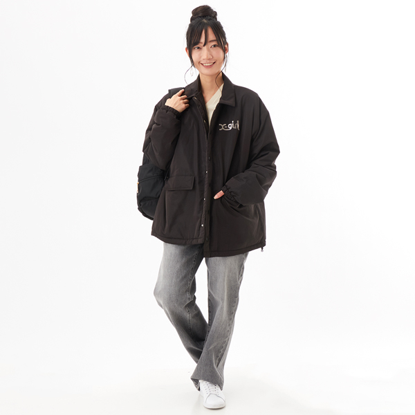 PADDED COACH JACKET | エックスガール(X-GIRL) | 105241021009