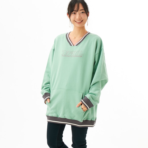 トップス ran STRIPED RIB SWEAT TOP | エックスガール(X-GIRL) | マルイ
